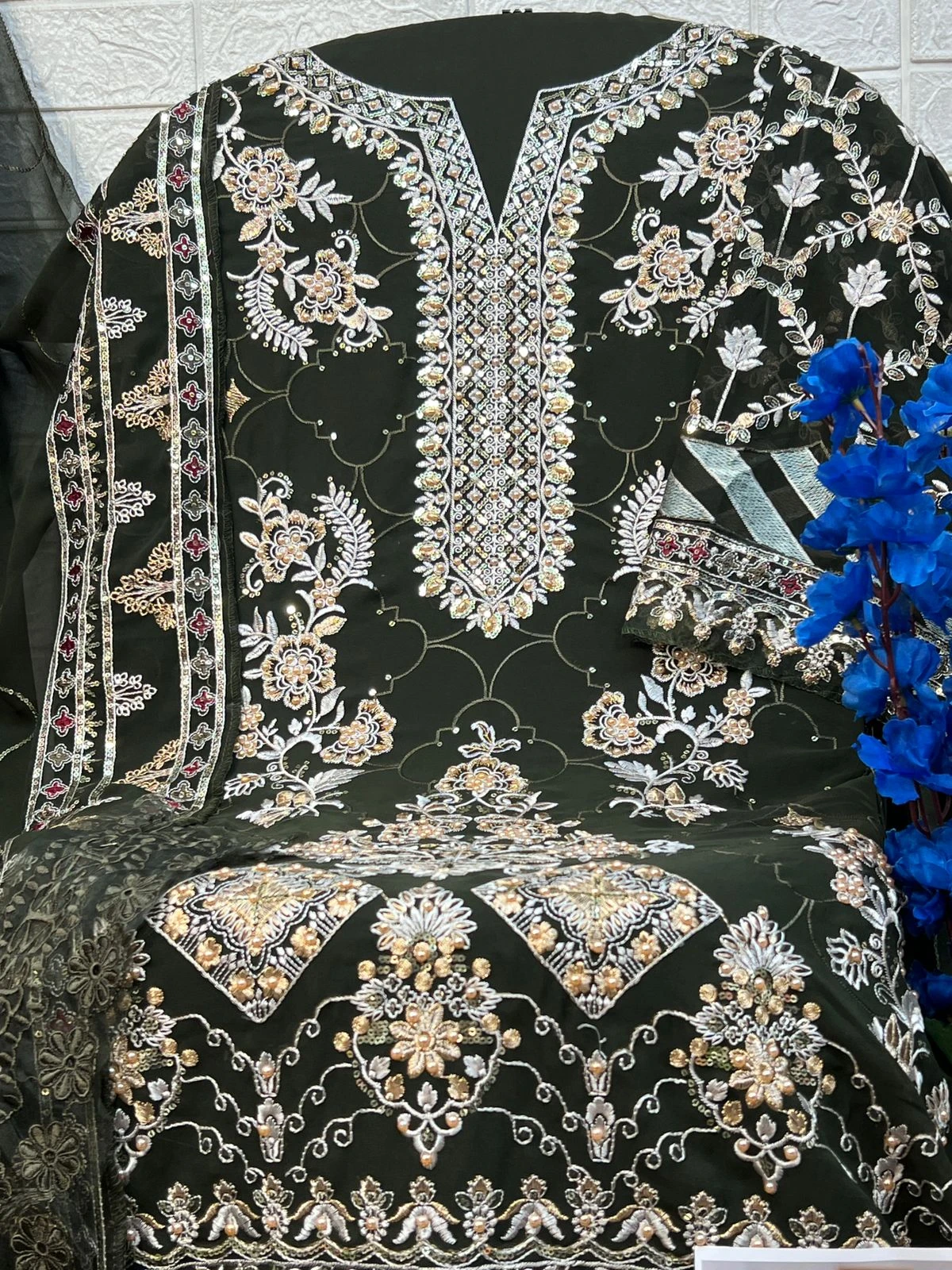 Zaha Zoya Vol 2 Georgette Wholesale Pakistani Salwar Suit Catalog — Wholesale Salwar Suits, MPA wholesale from Surat — view 8